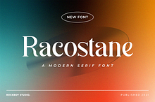 Racostane - Fashion Font