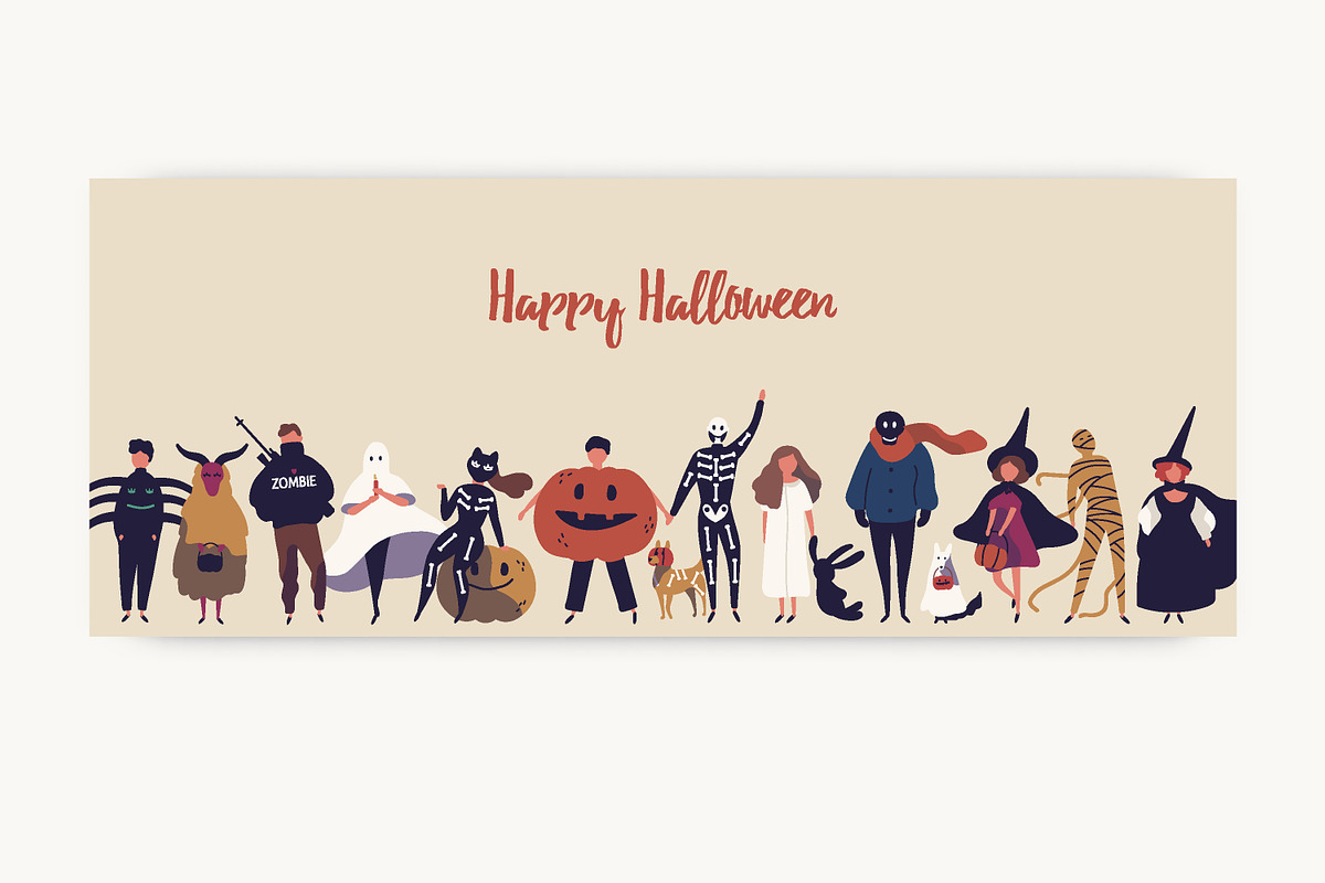 Halloween posters, cards, seamless, a Decorative Illustration by Good Studio (Photo 5 of 15)