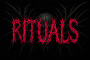 Darkon - Death Metal Font, a Blackletter Font by Sealoung (Thumbnail 2 of 8)