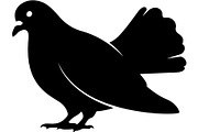 Bird Silhouette Vector Mega Bundle, an Animal Illustration by Designer_Momina (Thumbnail 16 of 21)
