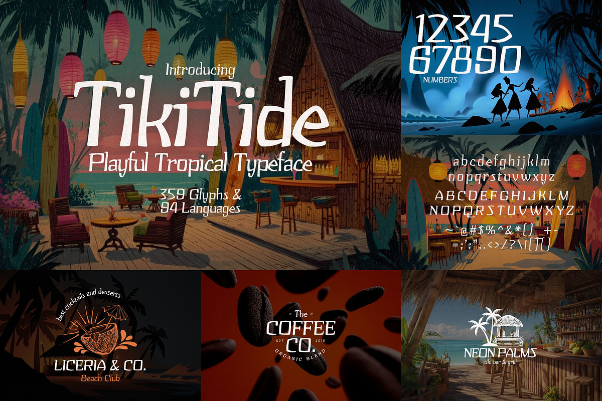 Hawaii Font Bundle - 71 Fonts!, a Serif Font by HipFonts (Photo 14 of 19)