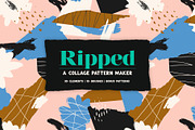 Ripped Collage Maker, a Background Graphic by Tay Rho Design Shop (Thumbnail 1 of 5)