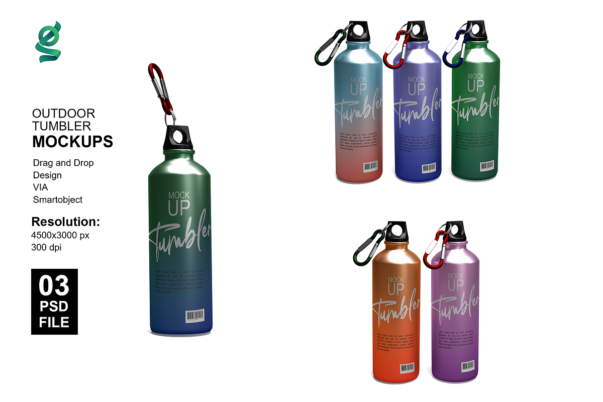 BOTTLE MOCKUP, a Cups & Container Mockup by groens (Photo 1 of 4)
