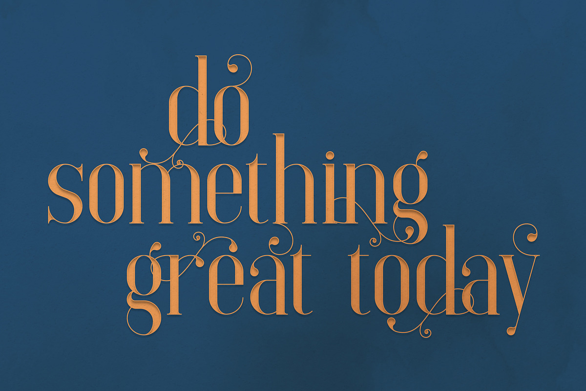 Elysian - serif font preview 2