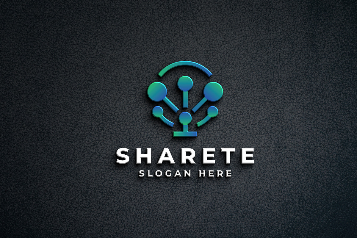 Modern Network Logo - Data & Sharing preview 2