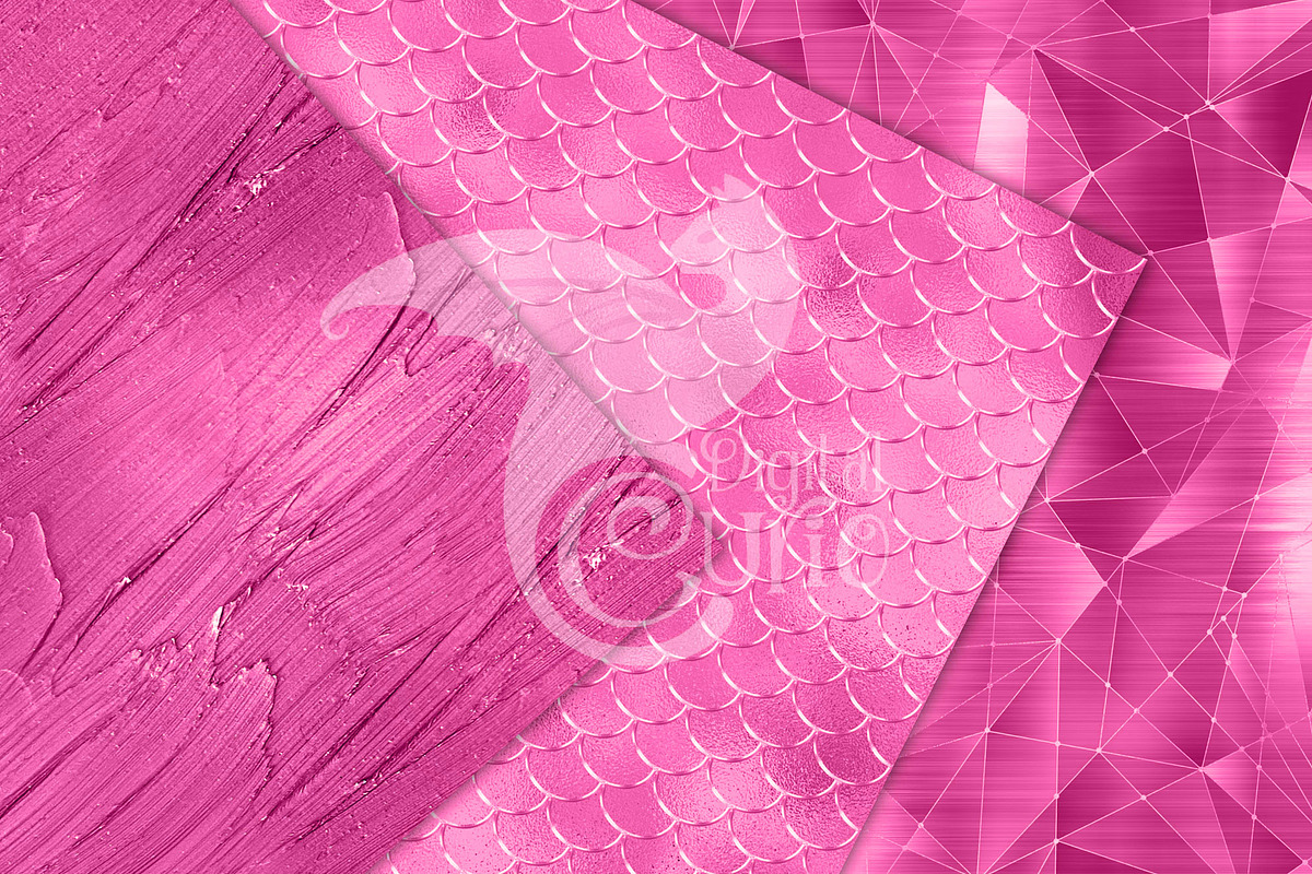 Luxury Hot Pink Textures, a Texture Graphic by Digital Curio (Photo 4 of 9)