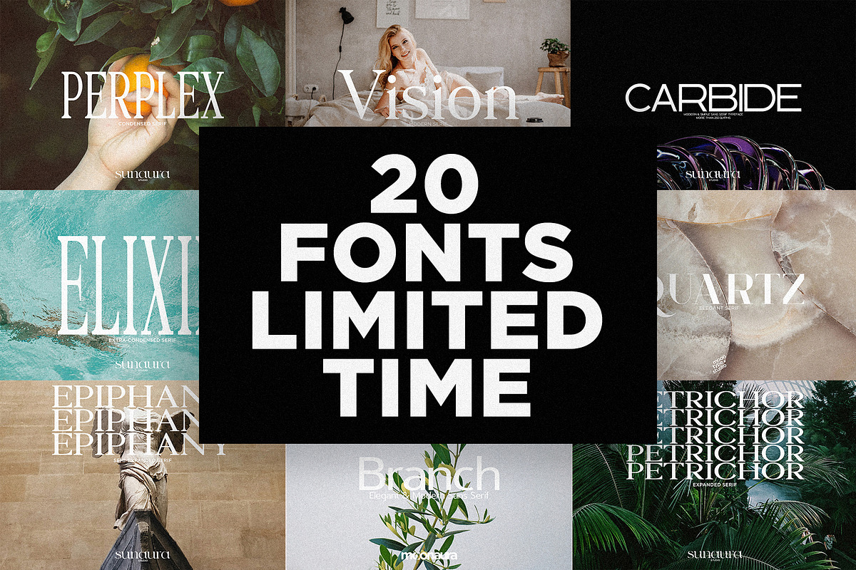 Black Friday Font Bundle (Limited), a Serif Font by Schrifted Type (Photo 2 of 22)