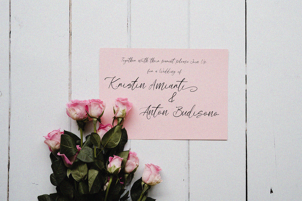 Wallingtong Elegant Script Font, a Script Font by NTC Graphic (Photo 2 of 7)
