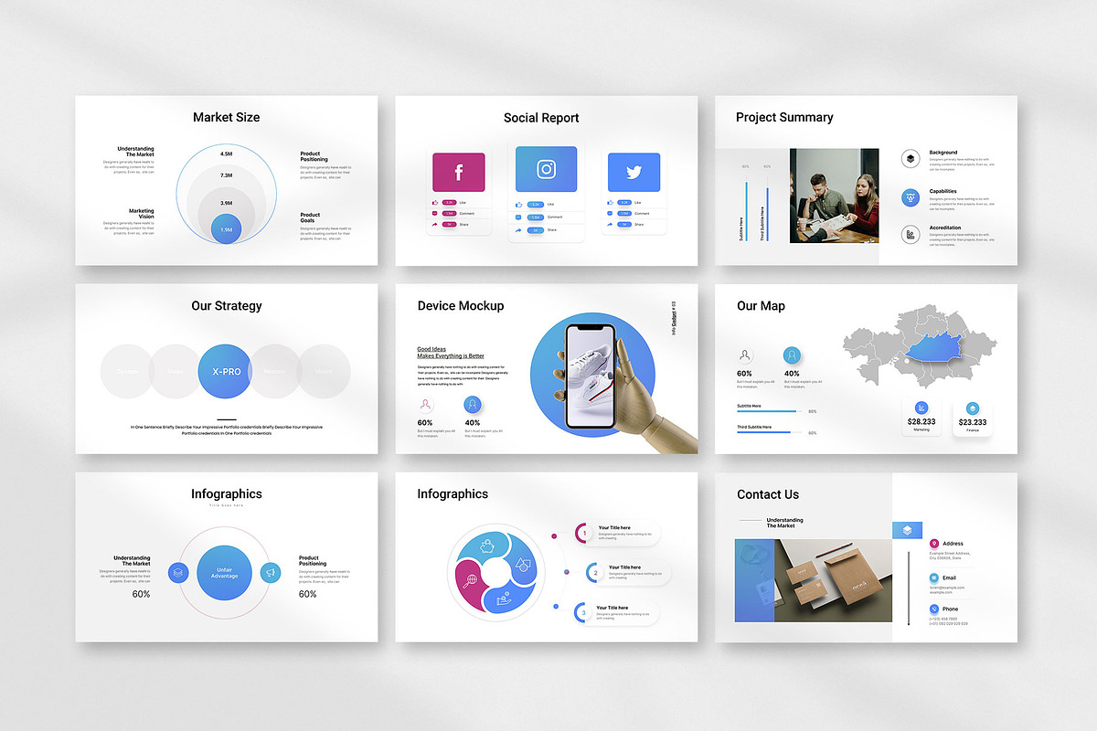 Business X Pro Presentation, a Presentation Template by KreateTribe (Photo 4 of 5)