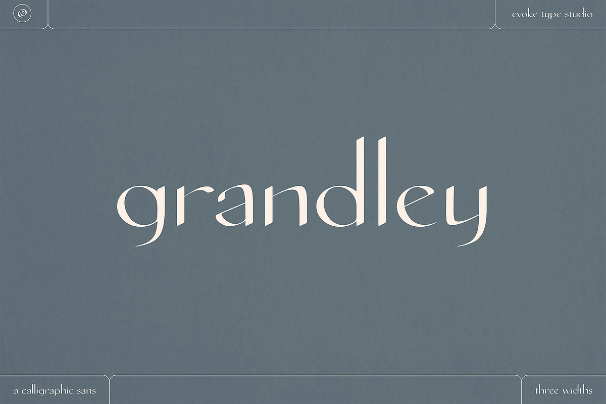 Grandley Sans Serif Font, a Font by Evoke Type Studio (Photo 1 of 15)