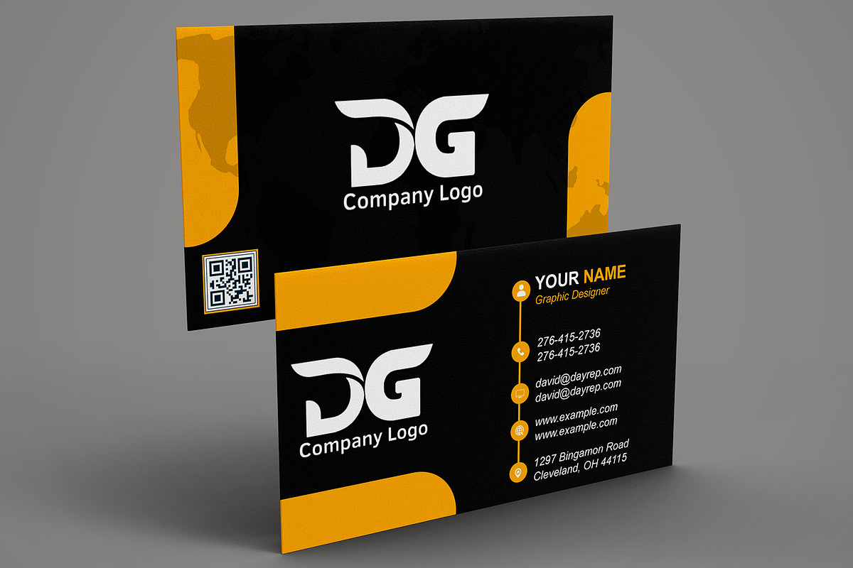 2 Sided Business Card PSD preview 5