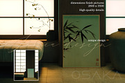 24 Japanese Style Art Mockups Frame, a Household Mockup by LAMIA DESIGN (Thumbnail 10 of 21)