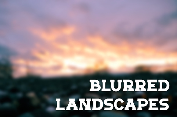 8 Blurred Landscape Images preview 6