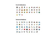 +1000 FILLED LINE ICONS, an Outline Icon by beguima (Thumbnail 7 of 17)