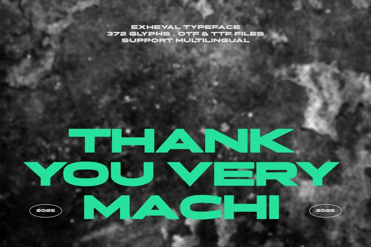 Exheval, a Sans Serif Font by graphicook (Photo 10 of 10)