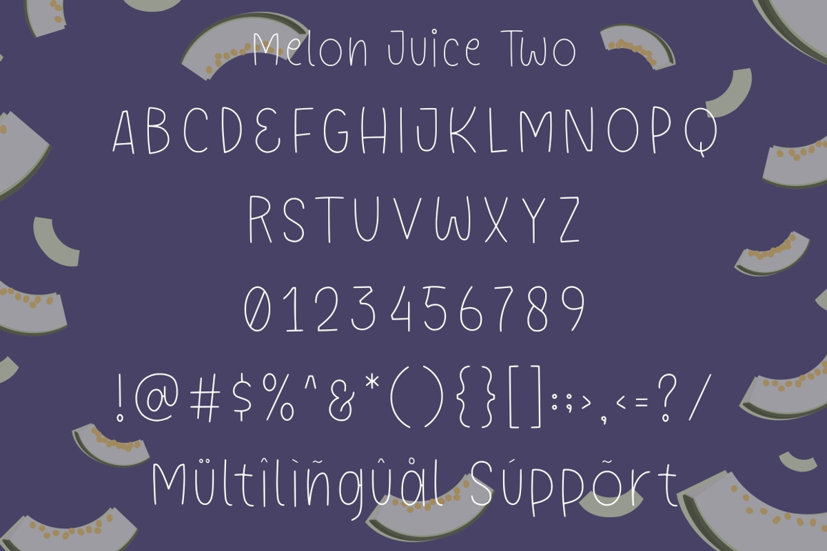 Melon Juice - Freshty Font preview 7