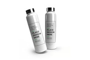 Long Bottle Tumbler Mockup Template, a Household Mockup by DesignRushMarket (Thumbnail 11 of 11)