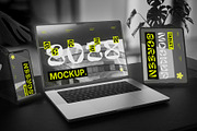 Devices Kit Mockup, a Wearable Device Mockup by herutage (Thumbnail 3 of 4)