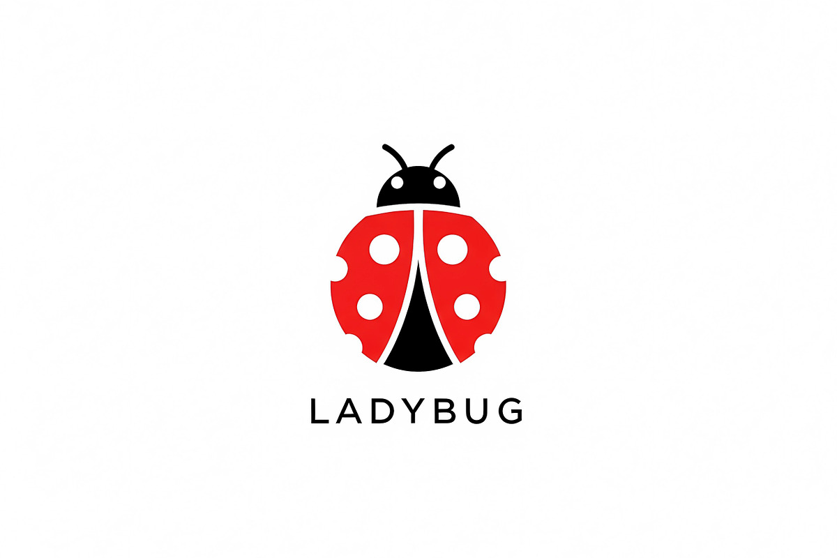 inimal Red Ladybug, a Branding & Logo Template by Logocreative (Photo 1 of 2)