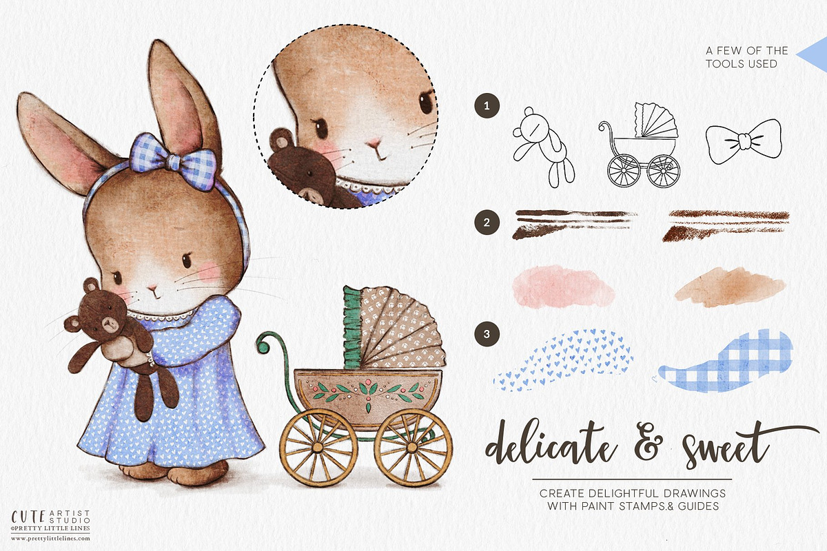 Brushes, Stamps & Texture Toolbox, a Brush Add-On by Pretty Little Lines (Photo 16 of 21)