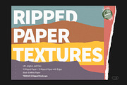 Ripped Paper Textures & Mockups, a Texture Graphic by Gravito (Thumbnail 1 of 9)