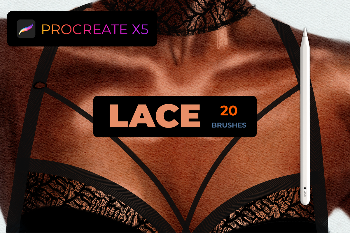 20 lace Procreate Brush Set, a Brush Add-On by Graphics Resources (Photo 7 of 9)