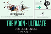 The Moon Powerpoint Presentation, a Presentation Template by SlideBester (Thumbnail 1 of 18)