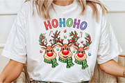 Ho Ho Ho Deer Reindeer Christmas Pn, an Illustration by DreamCafeArt (Thumbnail 2 of 7)