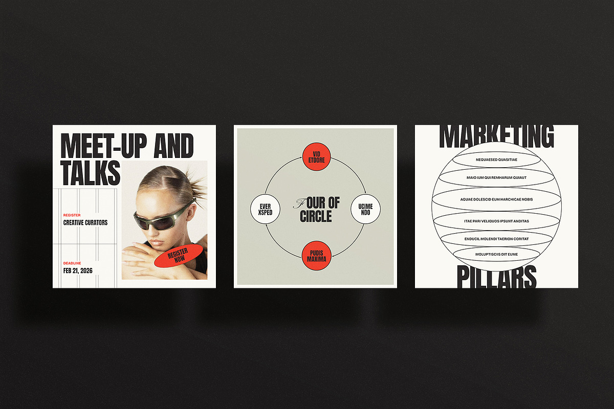HUGE | Social Media Kit Template, a Social Media Template by ArtisanaAura (Photo 11 of 13)