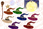 Halloween girls clipart, Witches Png, an Illustration by chilipapers (Thumbnail 5 of 6)