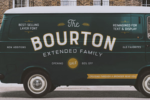 60% OFF Bourton Text Typeface