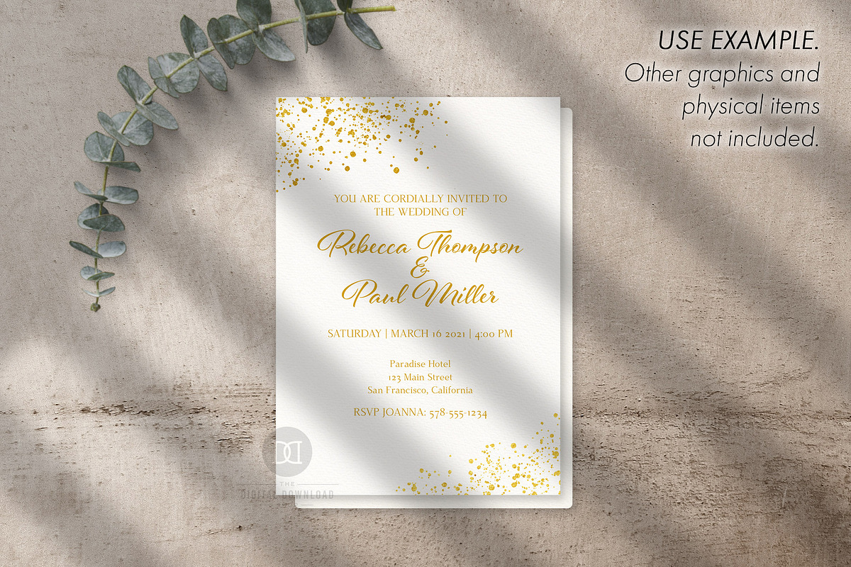 Metallic Paint Splatters Bundle, an Object Graphic by The Digital Download Shop (Photo 7 of 7)