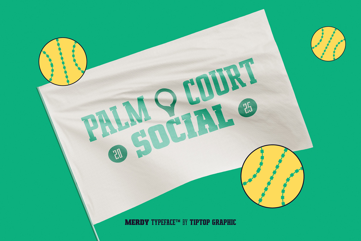 Merdy – Sporty Slab Serif Font, a Serif Font by Tiptop Graphic (Photo 8 of 10)