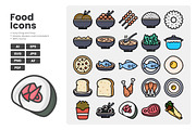 Delicious Food Icon Pack, a Duotone Icon by erifqizeicon (Thumbnail 3 of 3)