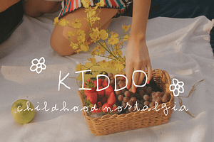 Kiddo - A Clumsy & Nostalgic Font