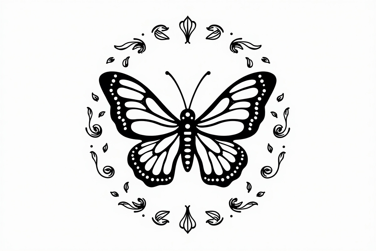 Elegant Butterfly Set, an Illustration by Gfx_Store (Photo 5 of 9)