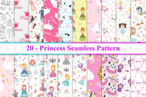 Princess Seamless Pattern