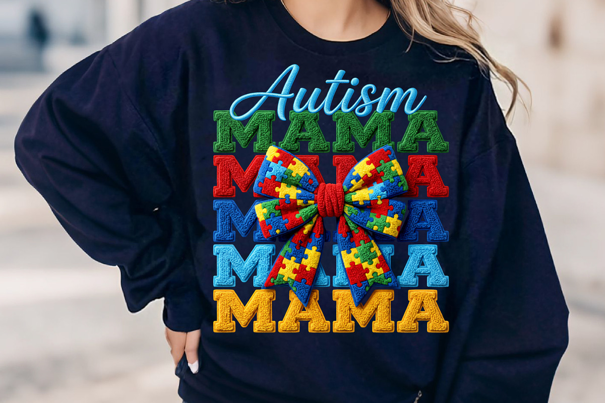 Faux Yarn Autism Awareness PNG, an Illustration by CreationArt (Photo 3 of 8)