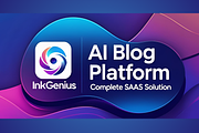AI Blog Platform - InkGenius, an App Template by Waleed Codes (Thumbnail 1 of 31)
