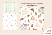 Watercolor Halloween patterns, a Pattern Graphic by Lagniappe Art (Thumbnail 5 of 11)