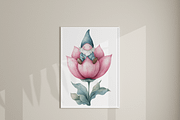 Spring Gnomes Clipart Set, a Decorative Illustration by Pati Charm Studio (Thumbnail 7 of 8)