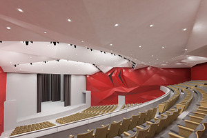 Theater Interior 1200 Seats