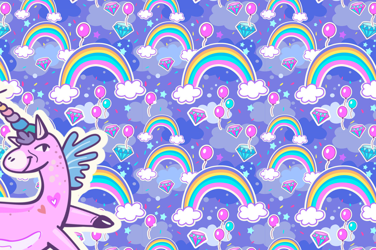 Cute Unicorns Clipart, a Pattern Graphic by ViktoriaARTprint (Photo 6 of 13)