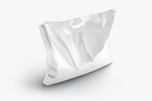 Plastic Bag Wide Stand 3D Model