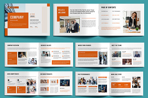 Company Brochure Template, a Brochure Template by MightyDesign