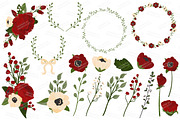 Floral Christmas Wedding Bicycle, an Illustration by Amanda Ilkov (Thumbnail 4 of 5)