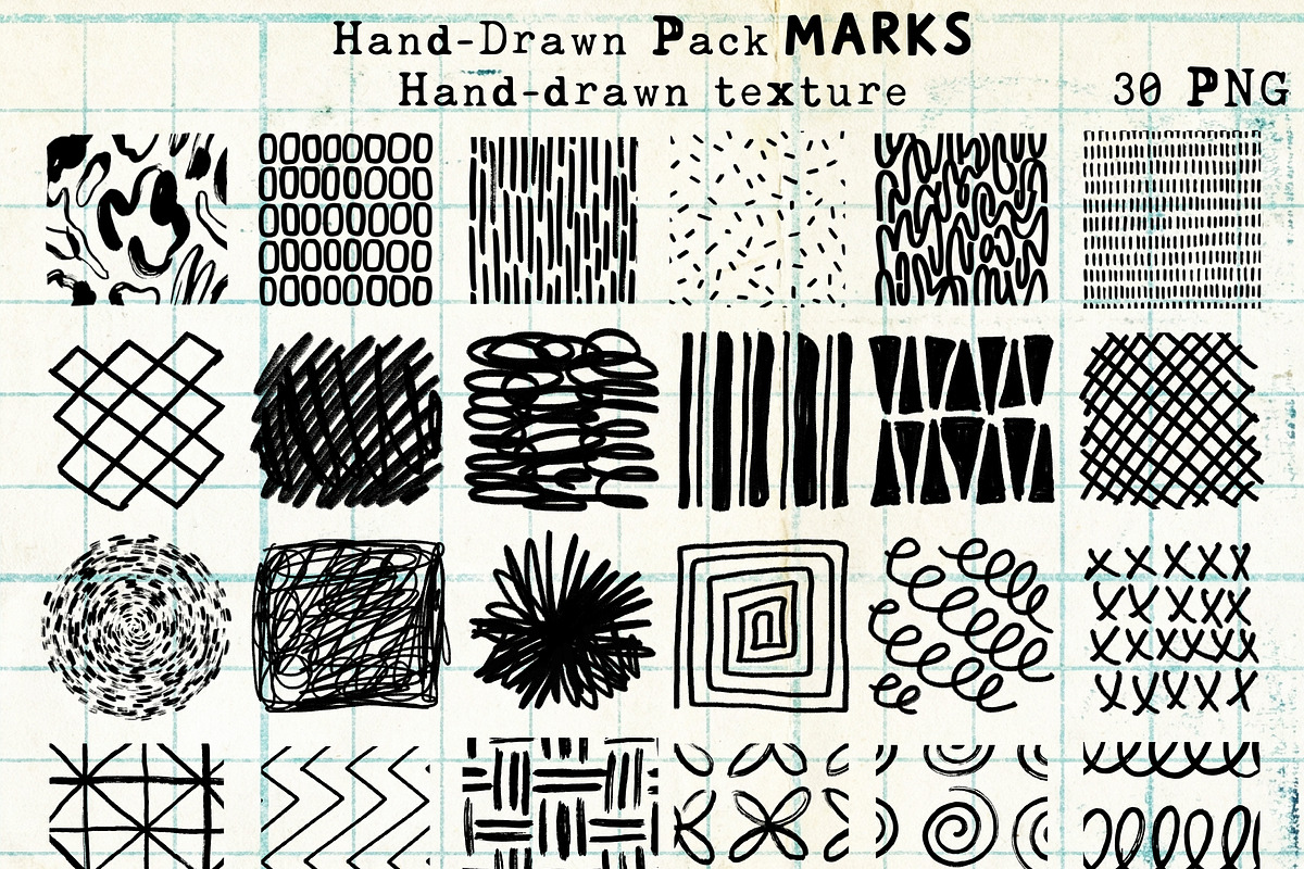 Hand-Drawn Doodles & Graphic Marks, an Object Graphic by DreamoraArt (Photo 12 of 13)