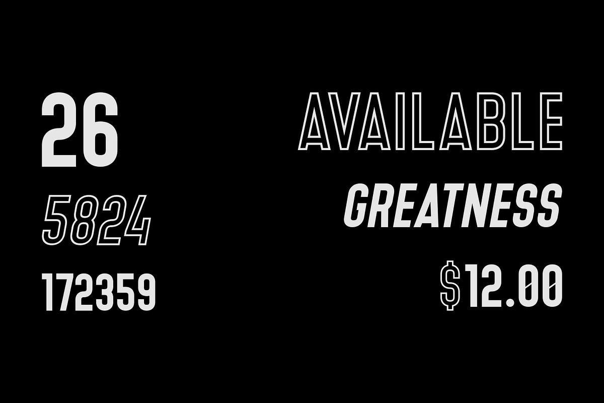 Denso - Font Family preview 6