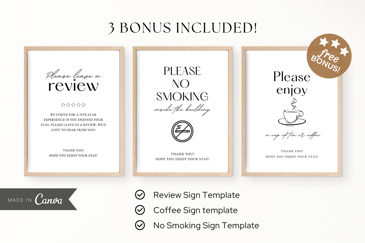 Airbnb Welcome Book Template, a Magazine Template by ShopRShop (Photo 5 of 9)