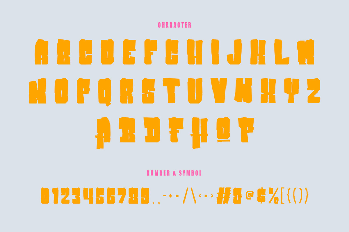 Stone Skin Horror Grunge Font, a Handwritten Font by Maulana Creative (Photo 7 of 7)
